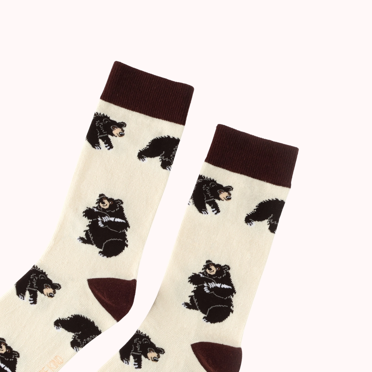 Black Bear Bamboo Socks | Wilderness Animal Socks