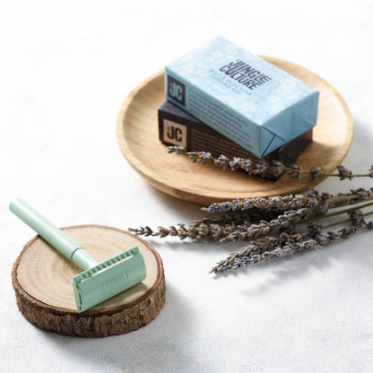 Charcoal & Black Pepper Shaving Soap Bar by Jungle Culture