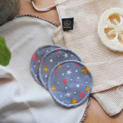 Reusable Cotton Pads - Grey