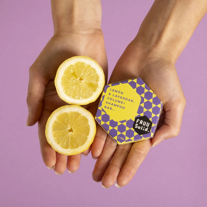 Fruu Lemon & Lavender. Volume+ Shampoo Bar.