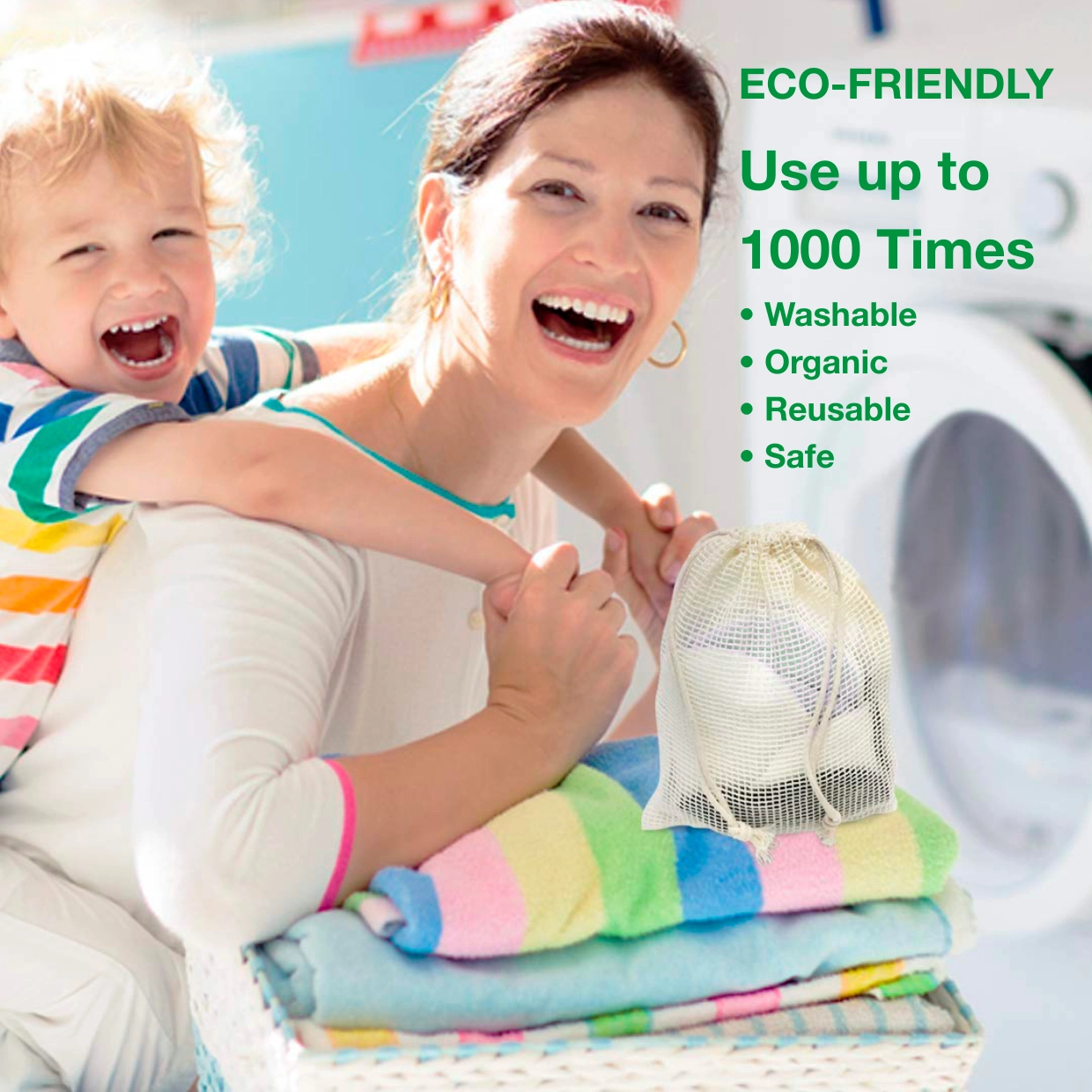 Reusable Bamboo Makeup Remover Pads White