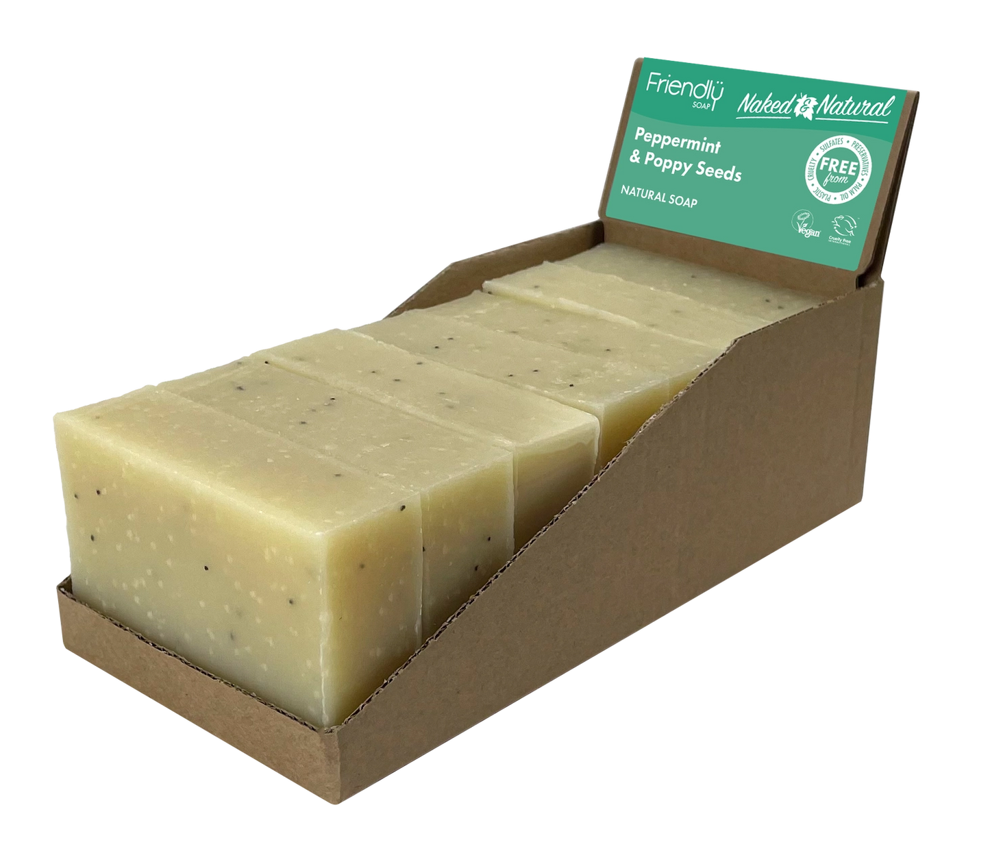 Peppermint & Poppy Seeds Eco Friendly Soap Bar