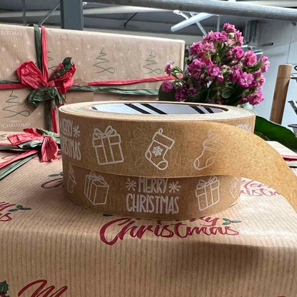 Festive Biodegradable Sticky Tape