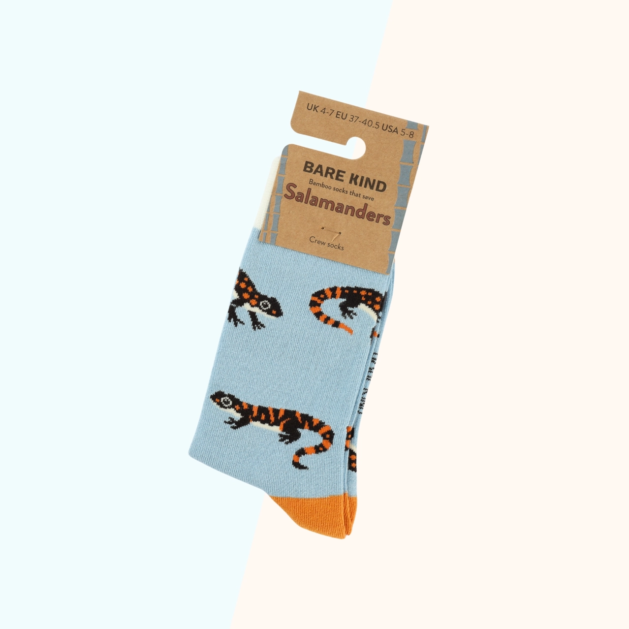 Salamander Bamboo Socks | Blue Socks