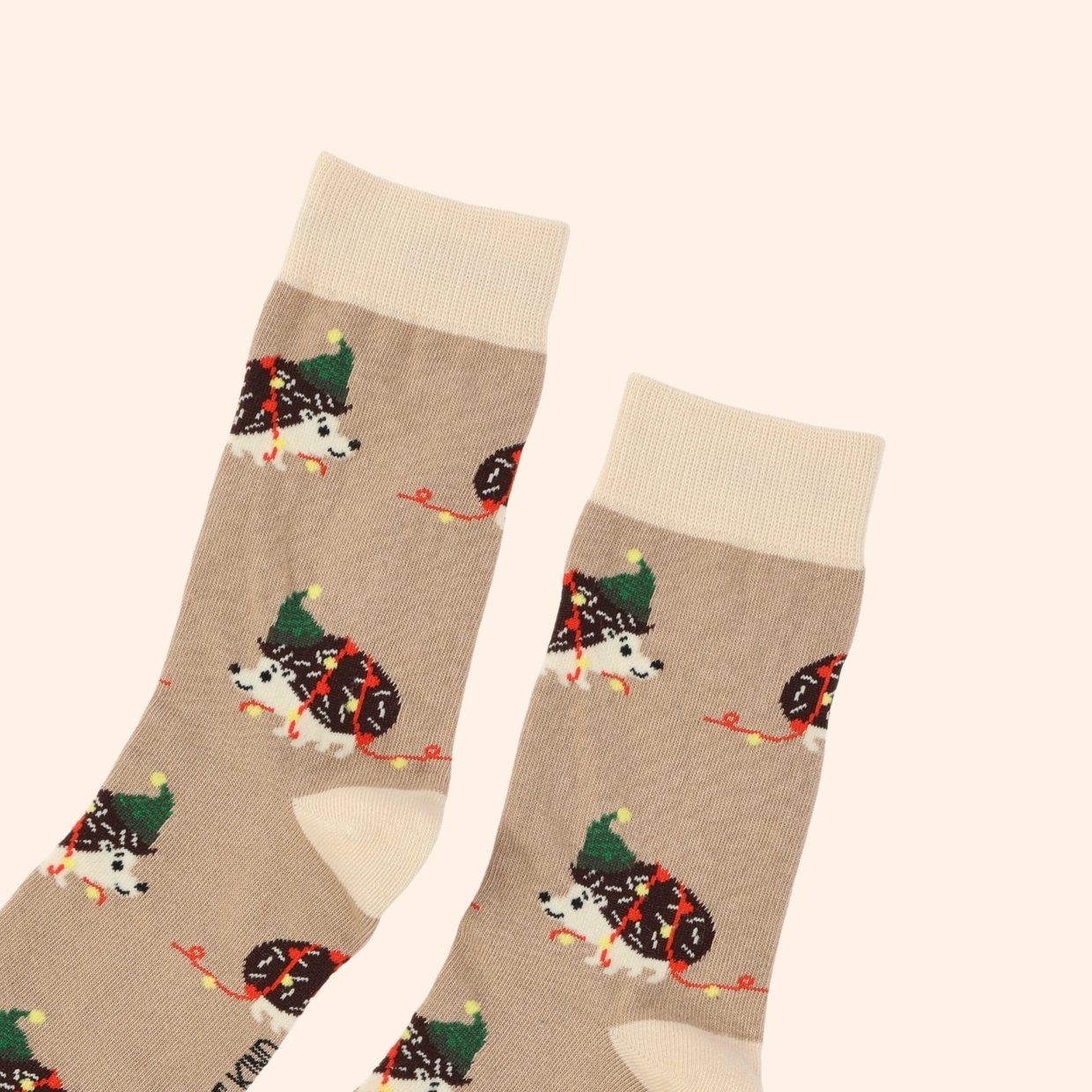 Christmas Hedgehog Socks | Festive Bamboo Socks UK