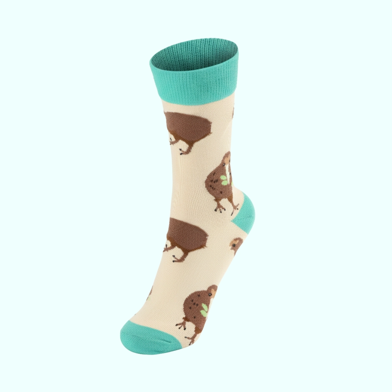Kiwi Bamboo Socks | White New Zealand Bird Socks