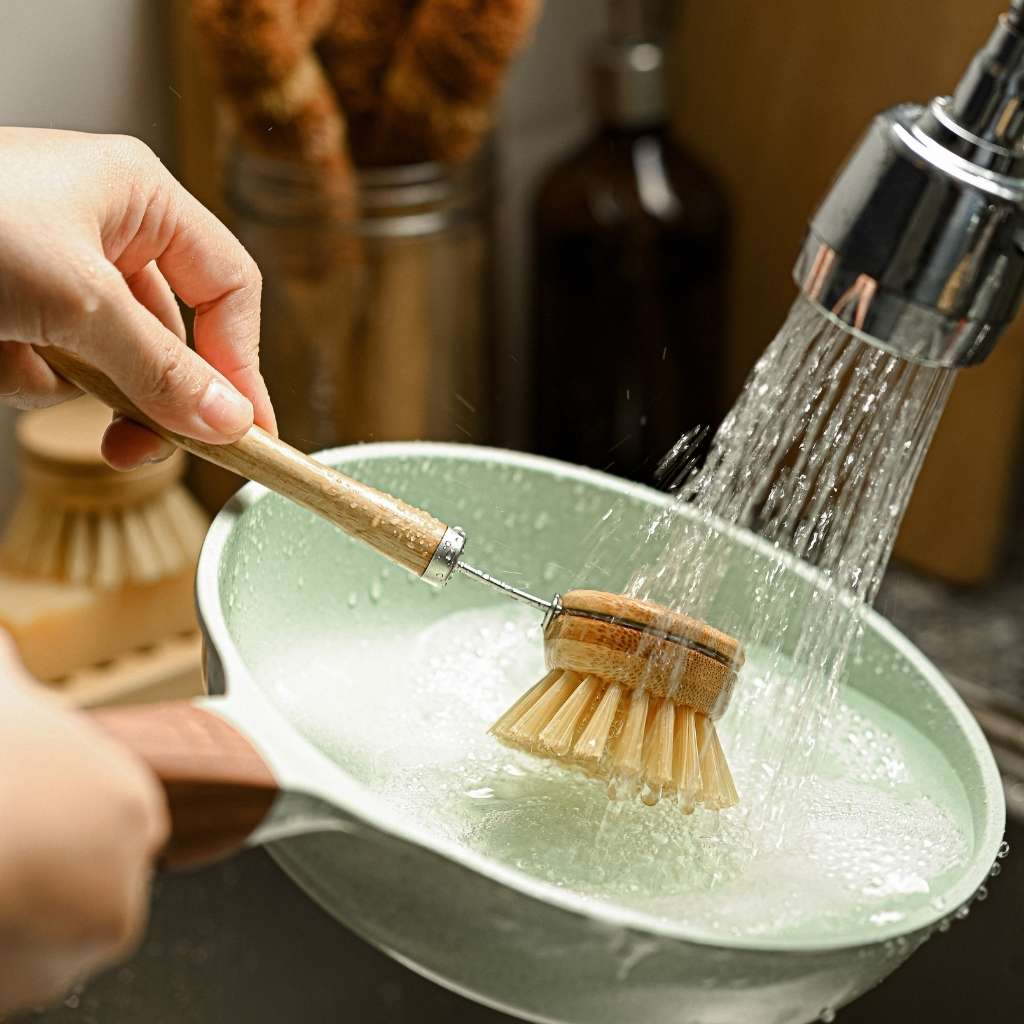 Bamboo Dish Brush Set