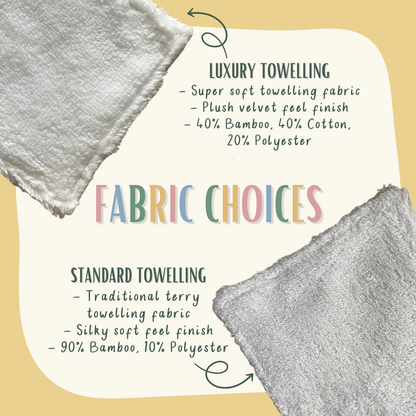 Reusable Face Wipes Autumnal Floral Pattern