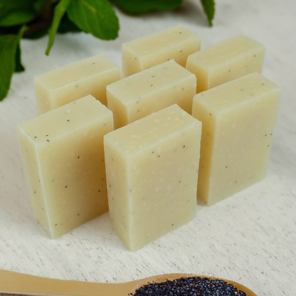 Peppermint & Poppy Seeds Eco Friendly Soap Bar