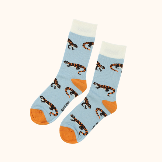 Salamander Bamboo Socks | Blue Socks