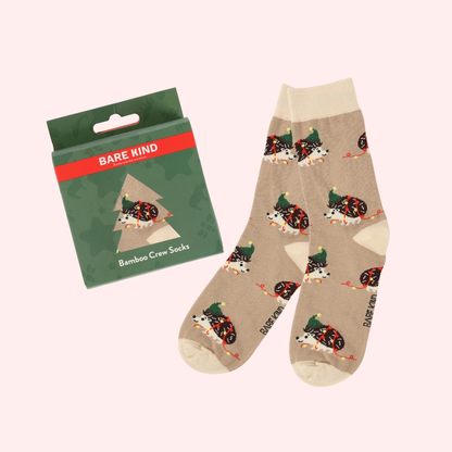Christmas Bauble Socks | Festive Bamboo Gift Socks UK