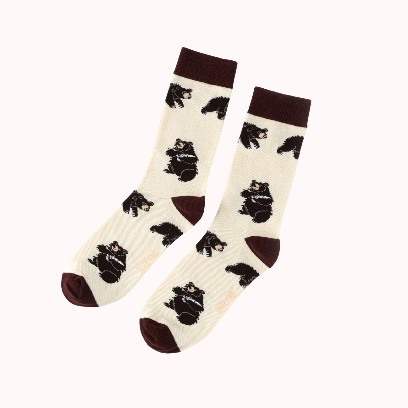 Black Bear Bamboo Socks | Wilderness Animal Socks