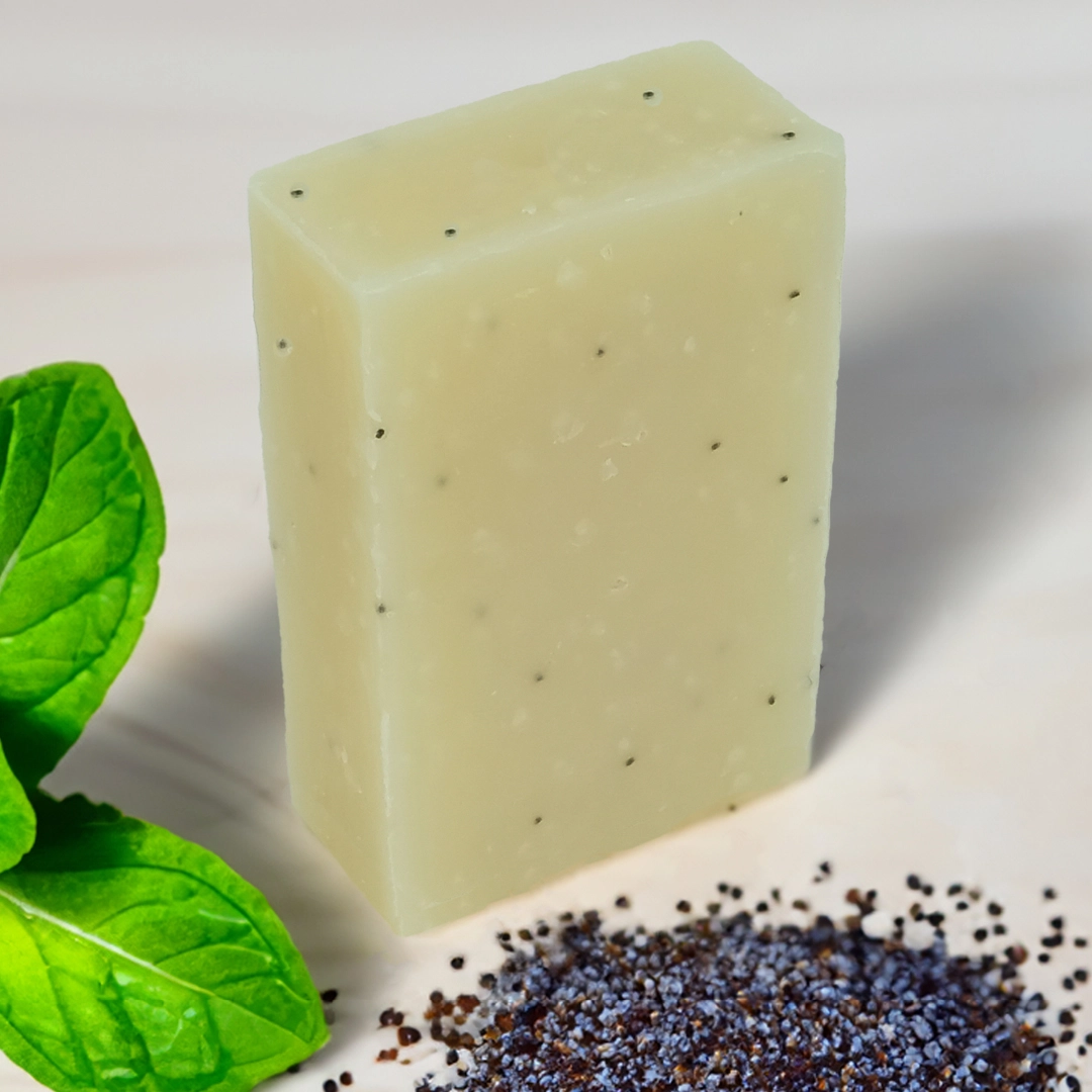 Peppermint & Poppy Seeds Eco Friendly Soap Bar