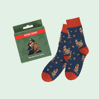 Otter Christmas Bauble Socks | Festive Wildlife Gift