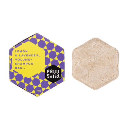 Fruu Lemon & Lavender. Volume+ Shampoo Bar.