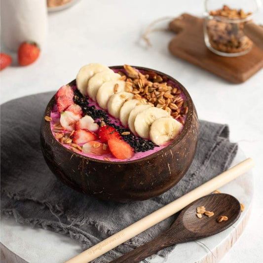 Coconut Bowls - Bowl & Spoon Combo (Classic Style)