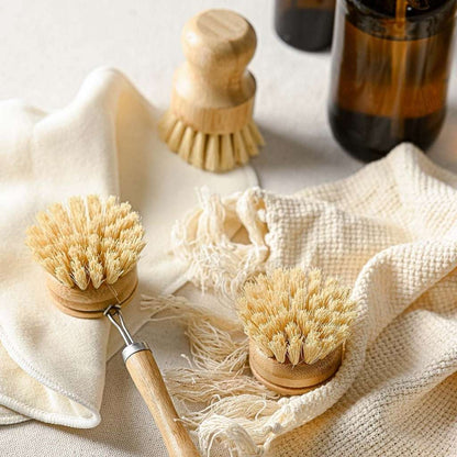 Bamboo Dish Brush Set