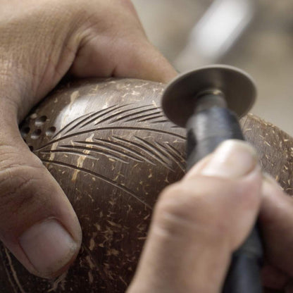 Coconut Bowls - Jumbo Bowl & Spoon Combo (Leaf)