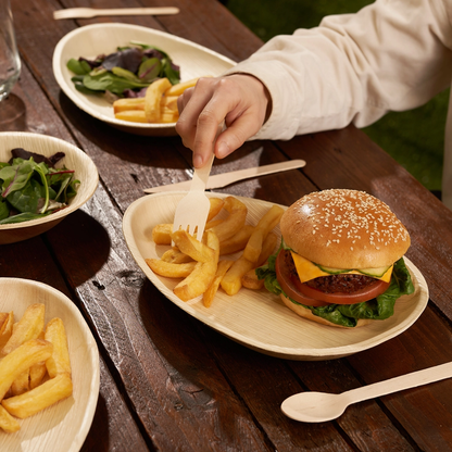 20 Recyclable Palm Leaf Plates