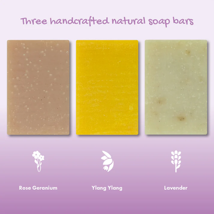 Trio Gift Set - Rose Geranium, Ylang Ylang & Lavender