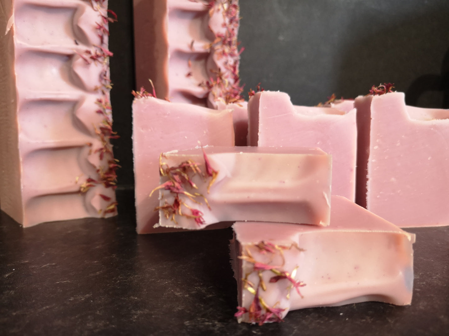 Hibiscus Pink Grapefruit Vegan Soap | Anti-Ageing Botanical Soap